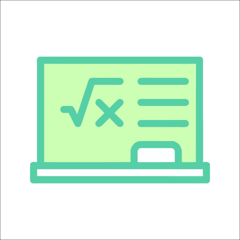 A laptop with a calculator icon on it vector