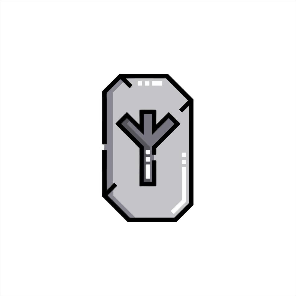 A symbol of a key on a white background vector