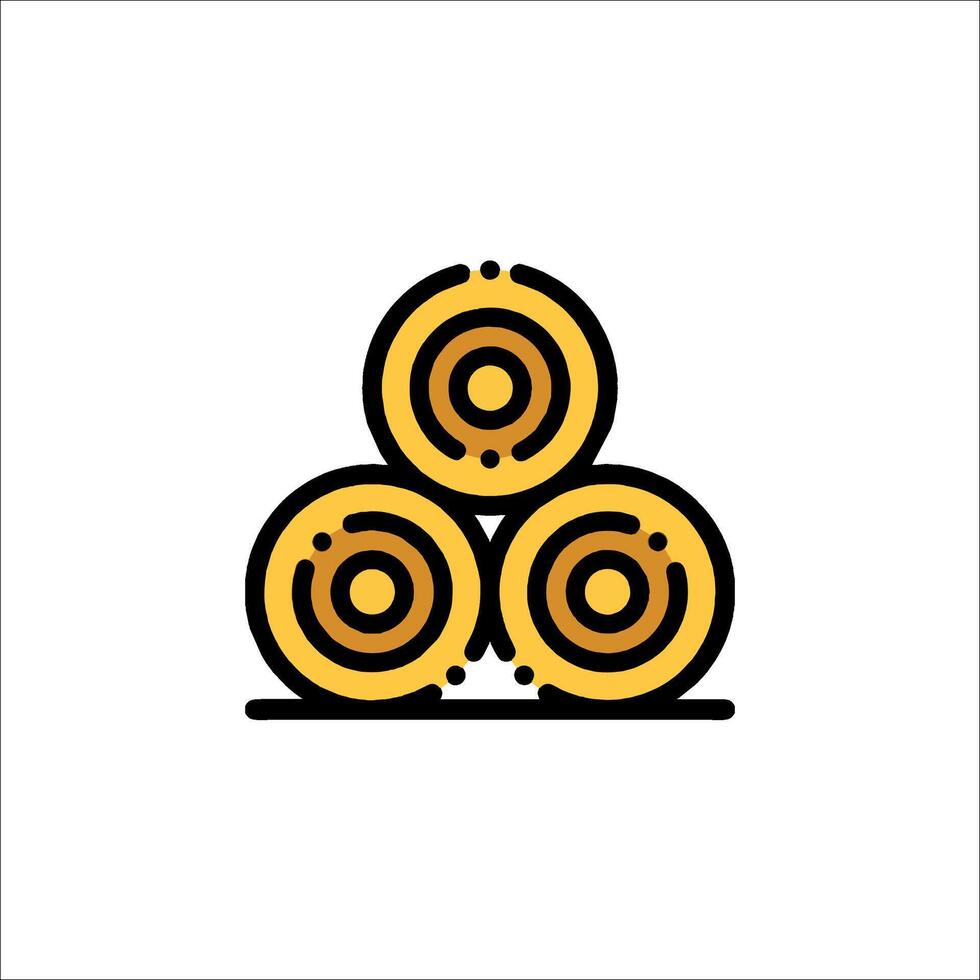 Logs icon illustration vector