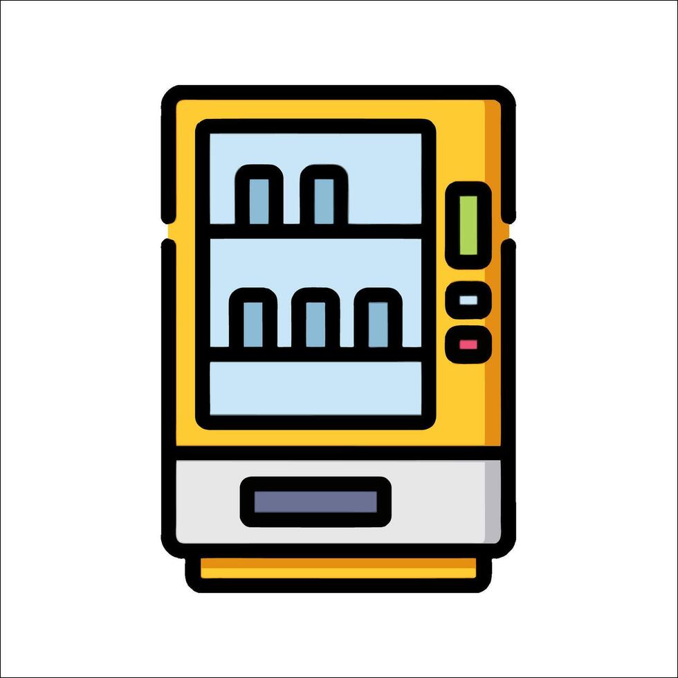 Vending machine icon illustration vector