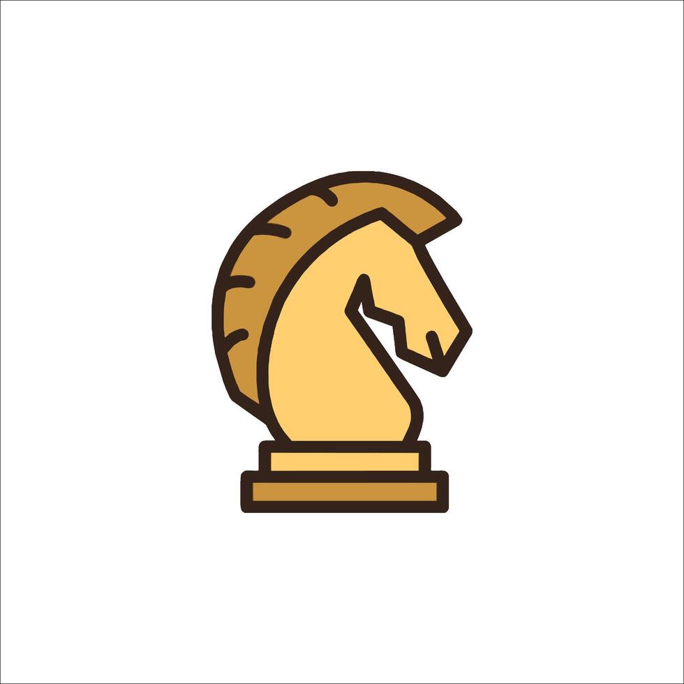 Chess icon illustration vector