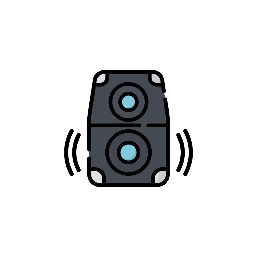 Speakers icon, speaker icon, speaker icon, speaker icon, speaker icon, speaker icon, vector