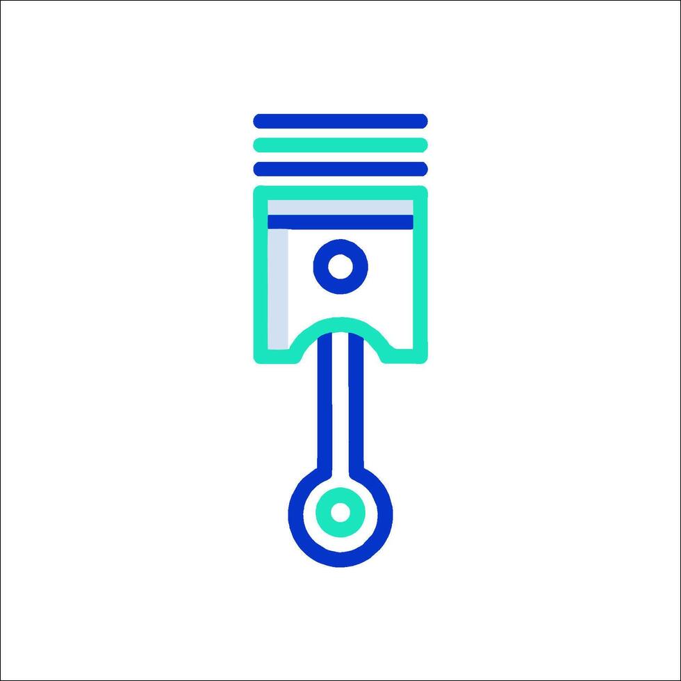 Piston icon illustration vector
