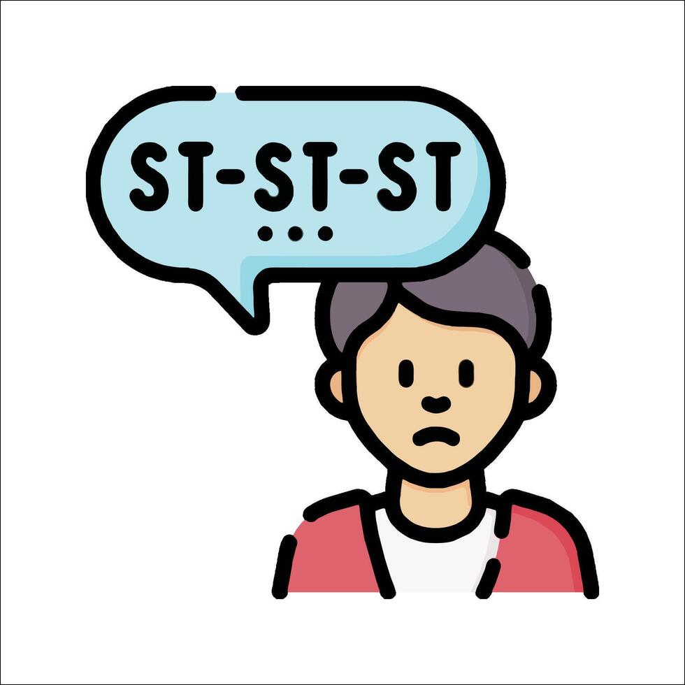 St st speech bubble icon vector