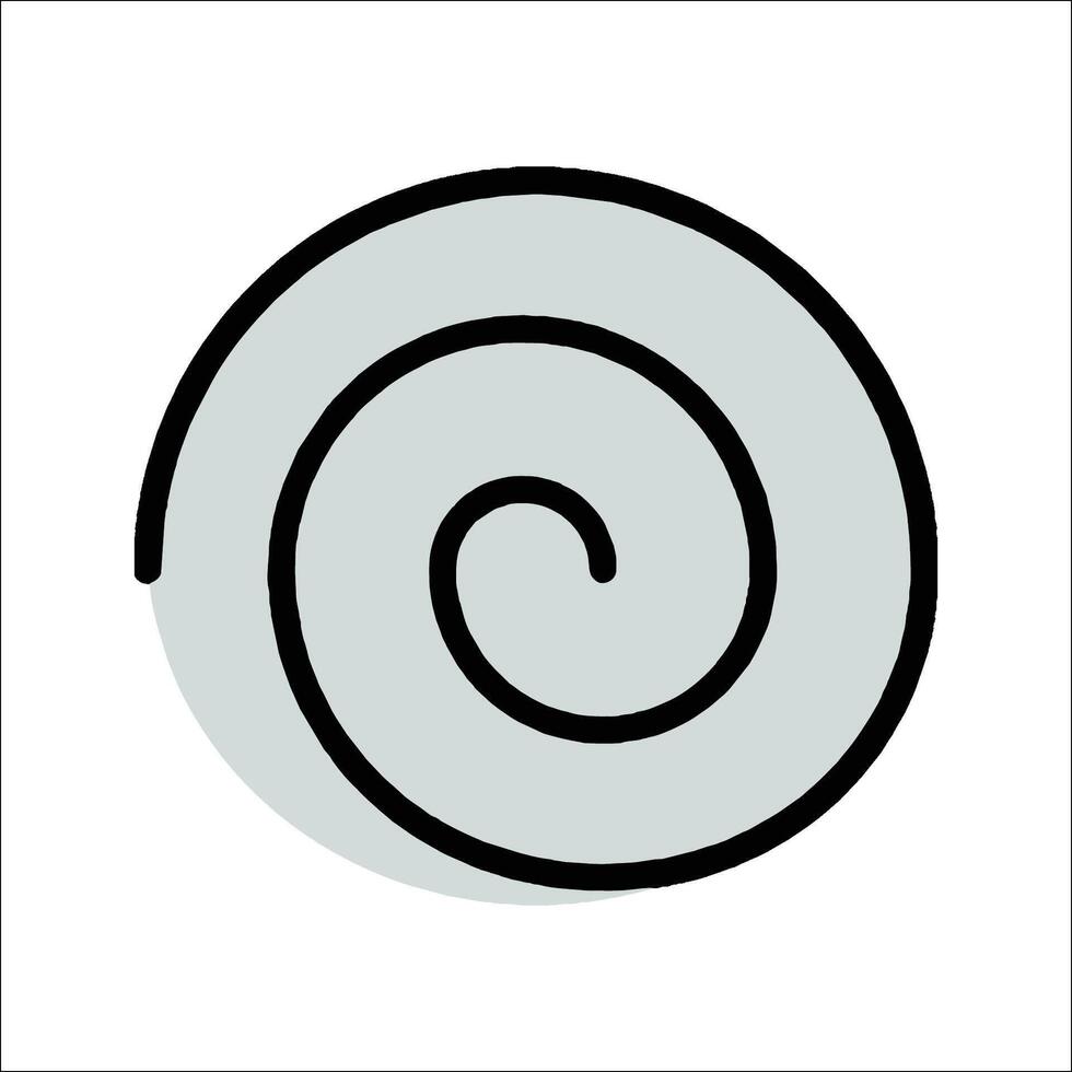 A spiral icon on a white background vector
