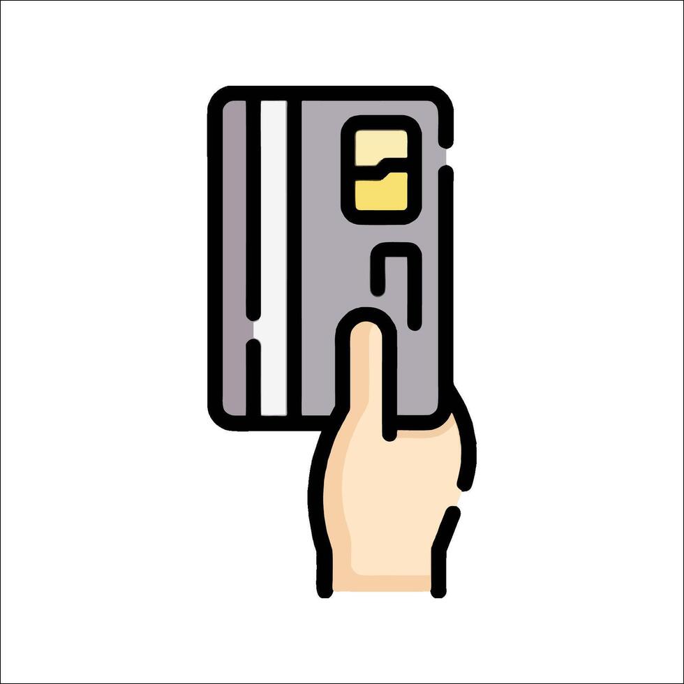 Credit card icon illustration vector