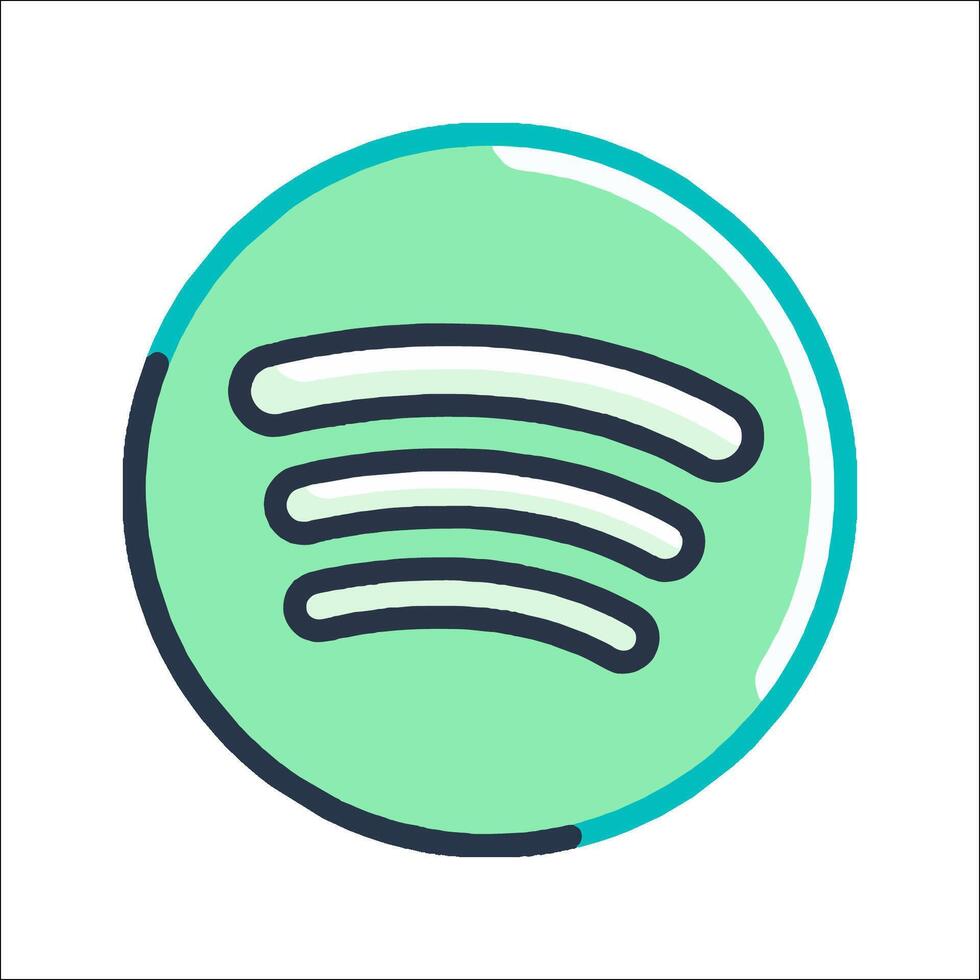 The spotify logo vector