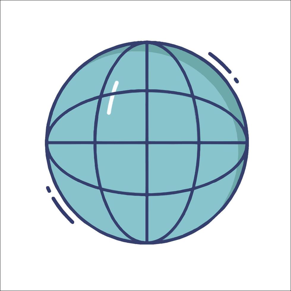 Globe icon illustration vector