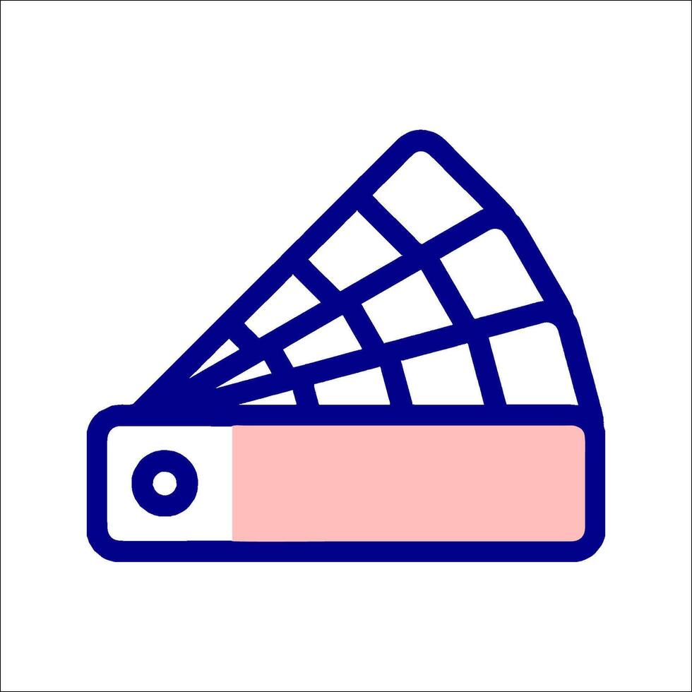 A file folder icon with a blue and pink background vector