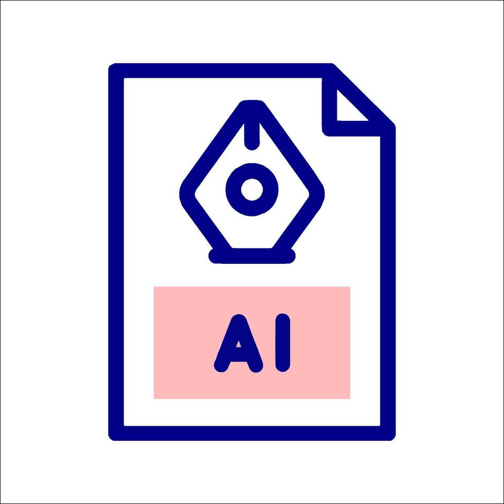 Ai icon - ai icon vector