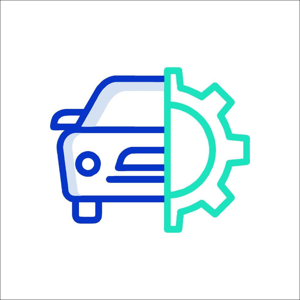 Car repair icon illustration vector