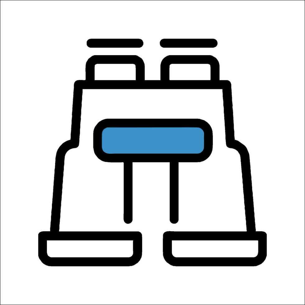 Binoculars icon illustartion vector