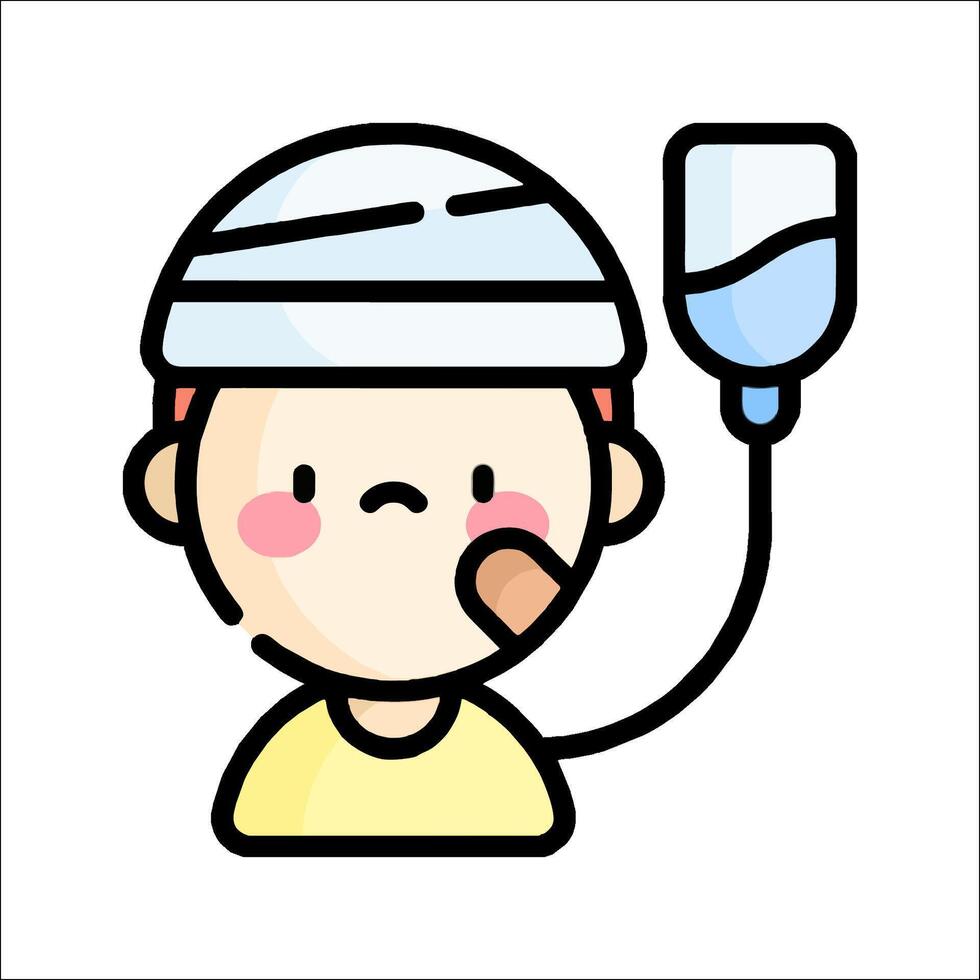 A cartoon character with a drip and a hat vector