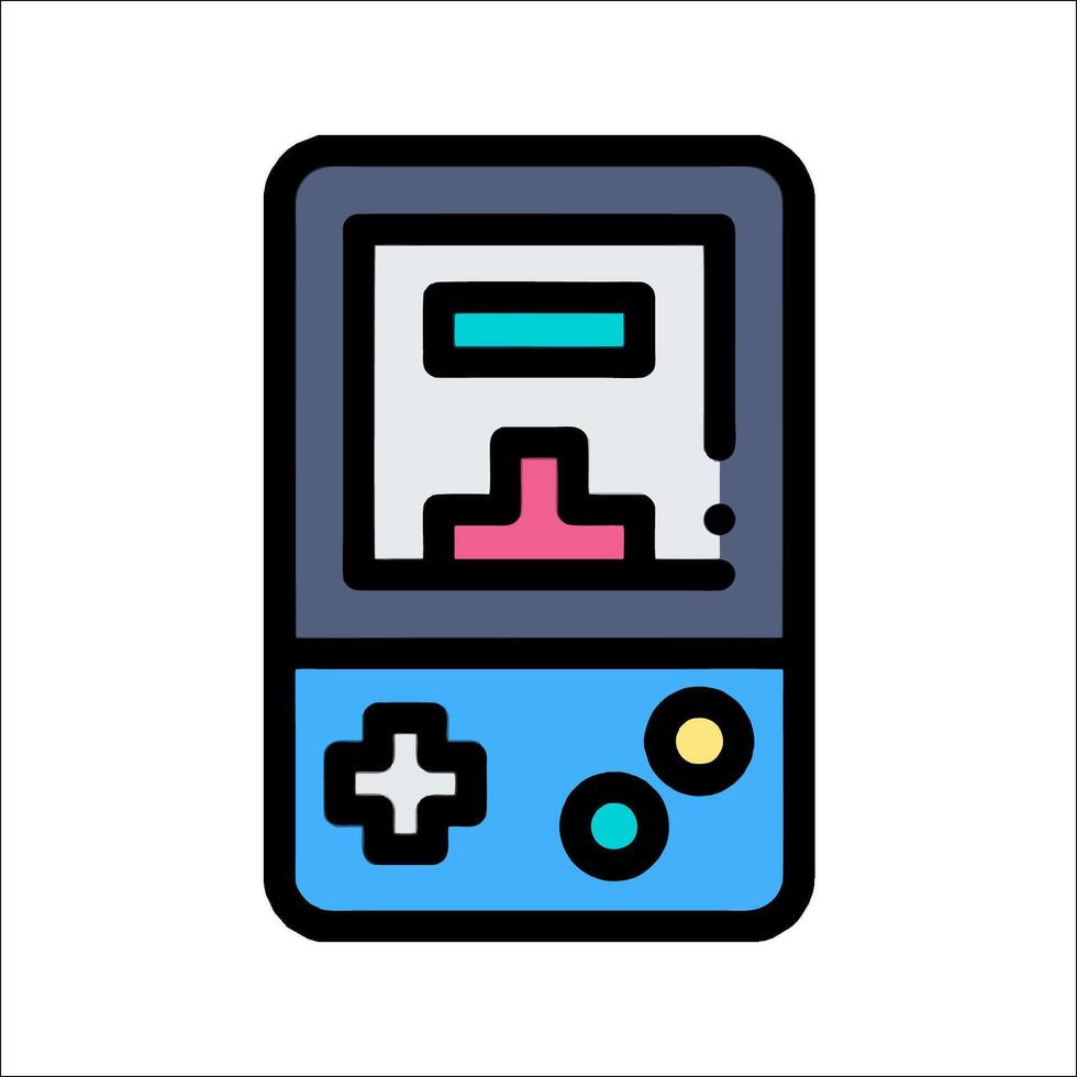 Gameboy icon illustration vector