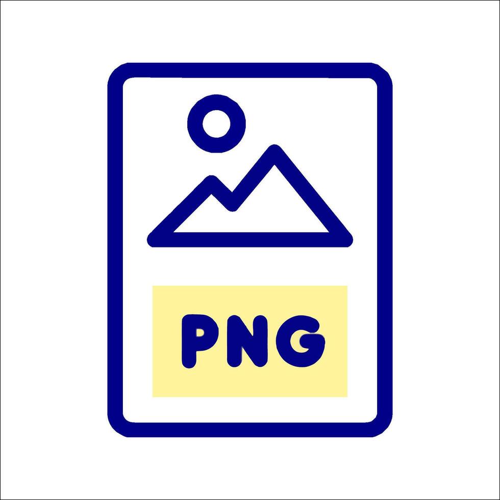 icon with a mountain in the background vector