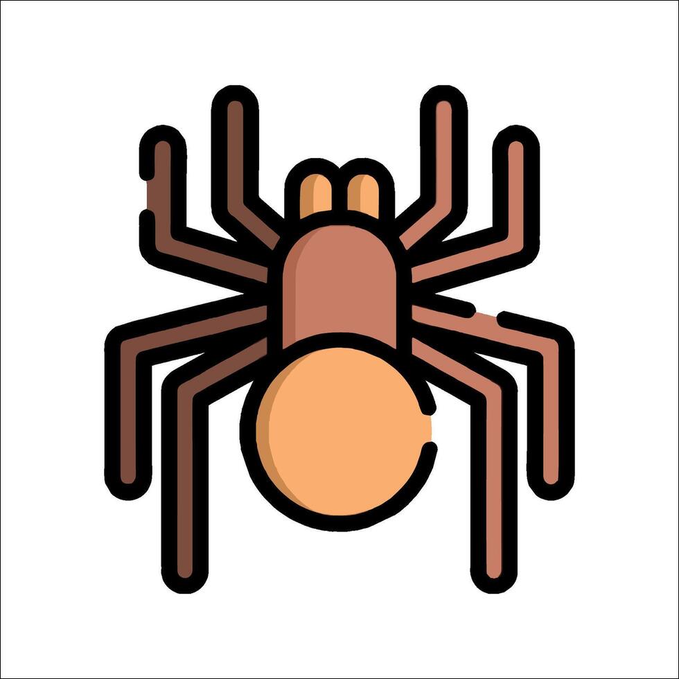 Spider icon illustration vector