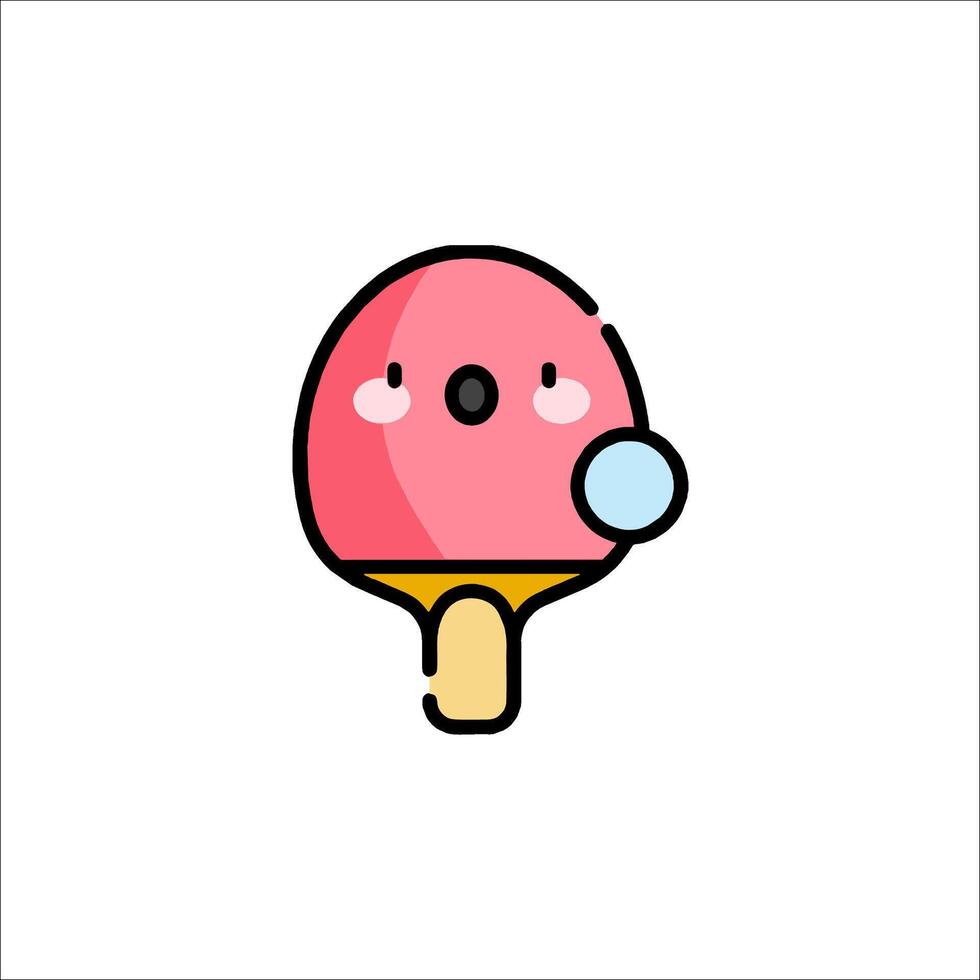 A pink ice cream popsicle with a bubble on it vector