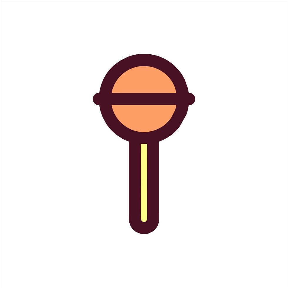 A lollipop icon on a white background vector