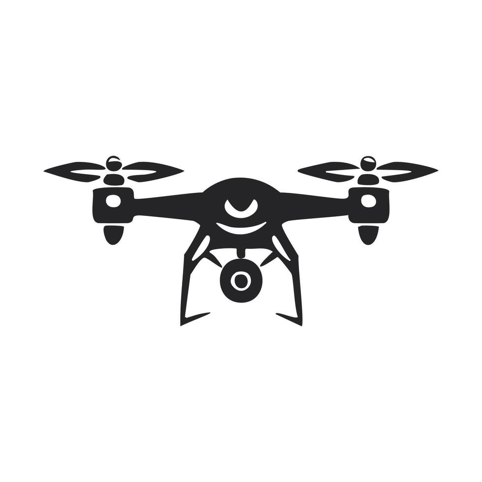 Drone flat icon illustration. vector
