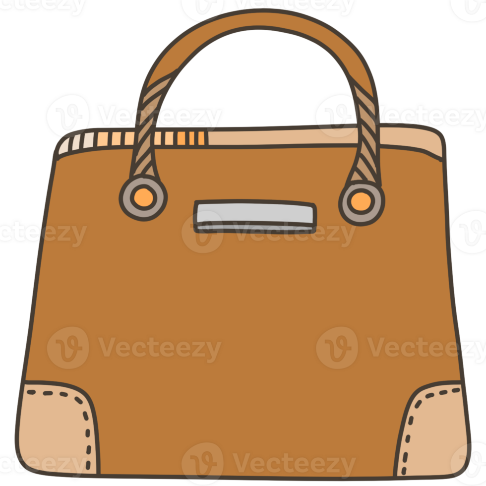 brown purse clipart png