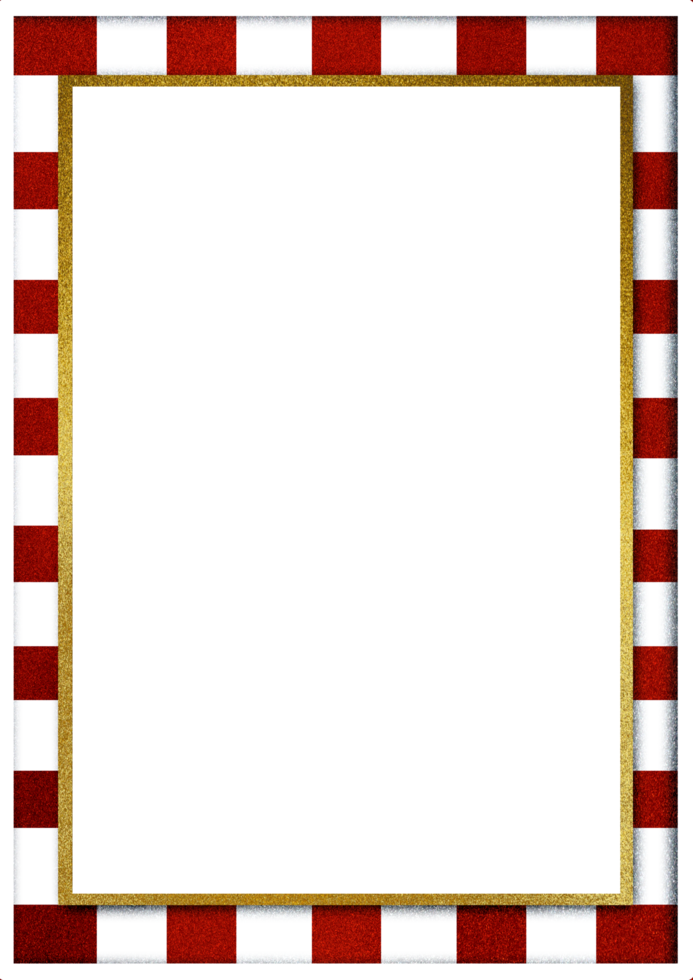 A black square frame with red and white stripes png