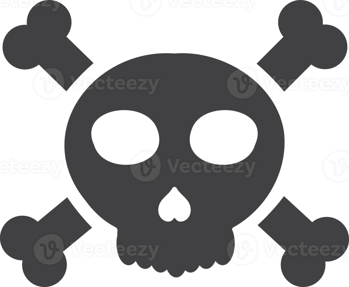 a skull and crossbones icon png