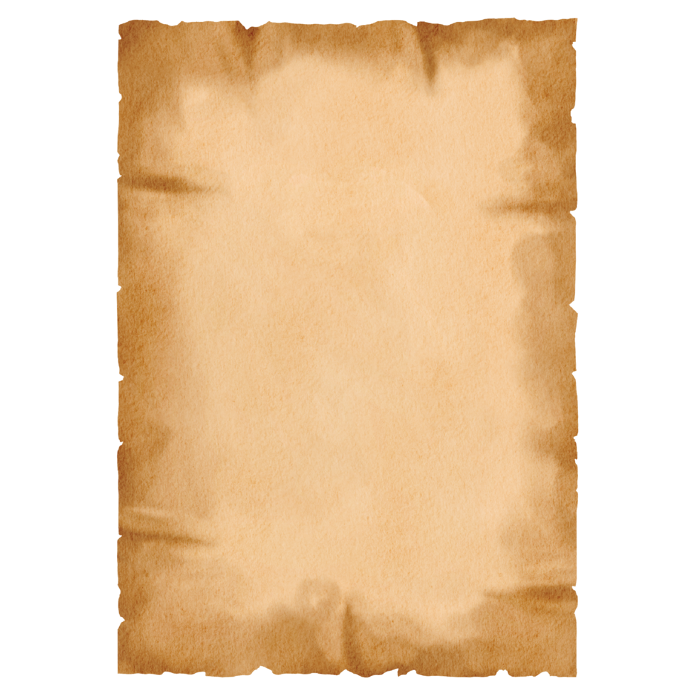 Old Antique Paper Parchment Sheet Texture Background png
