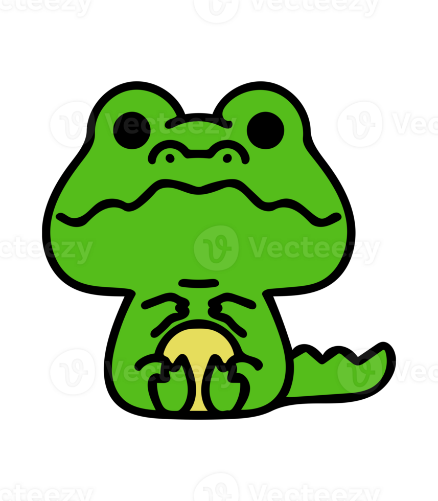 Cute Alligator Drawing png