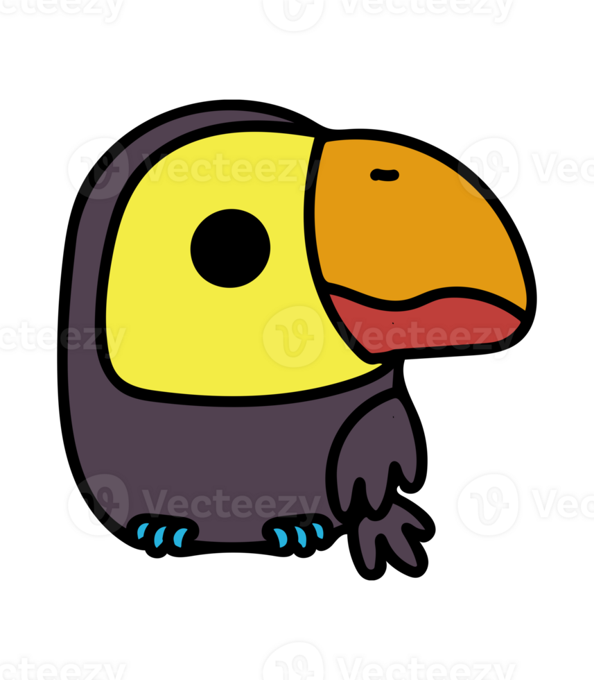 Cute Toucan Drawing png