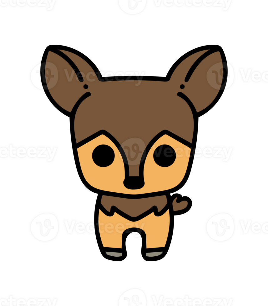 Cute Deer Drawing png