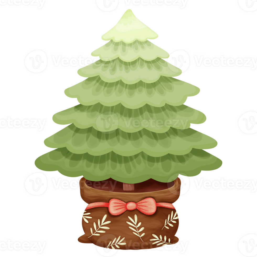 potted pine tree png