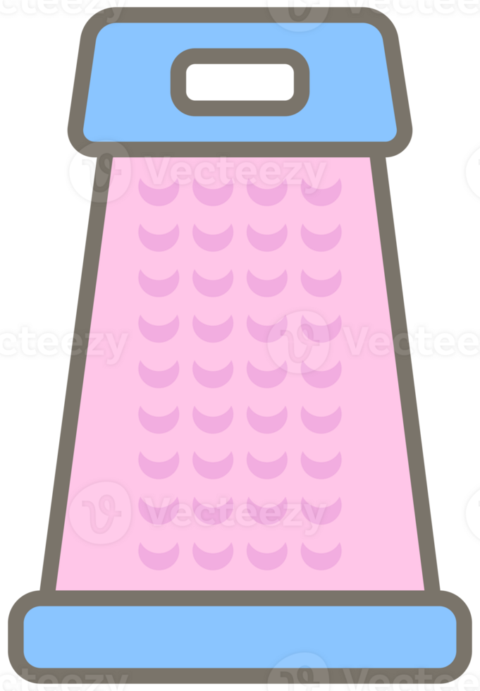 Cute cooking kitchenware pastel hand cheese grater png