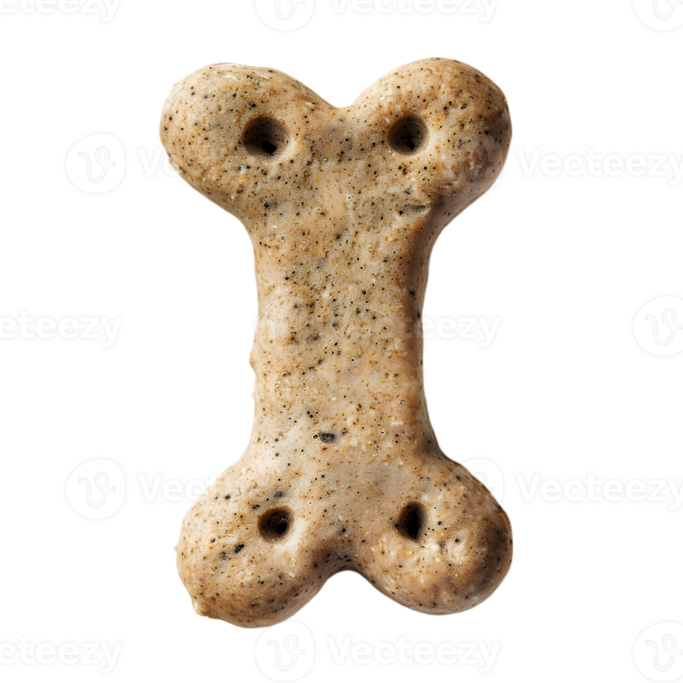 A dog biscuit shaped like a bone png