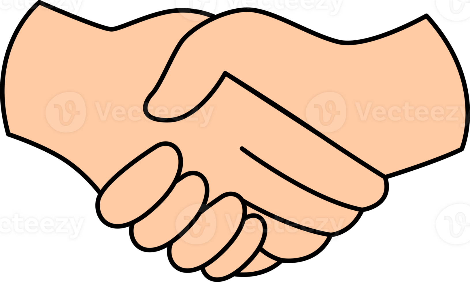 Handshake Icon Representing Agreement and Partnership png