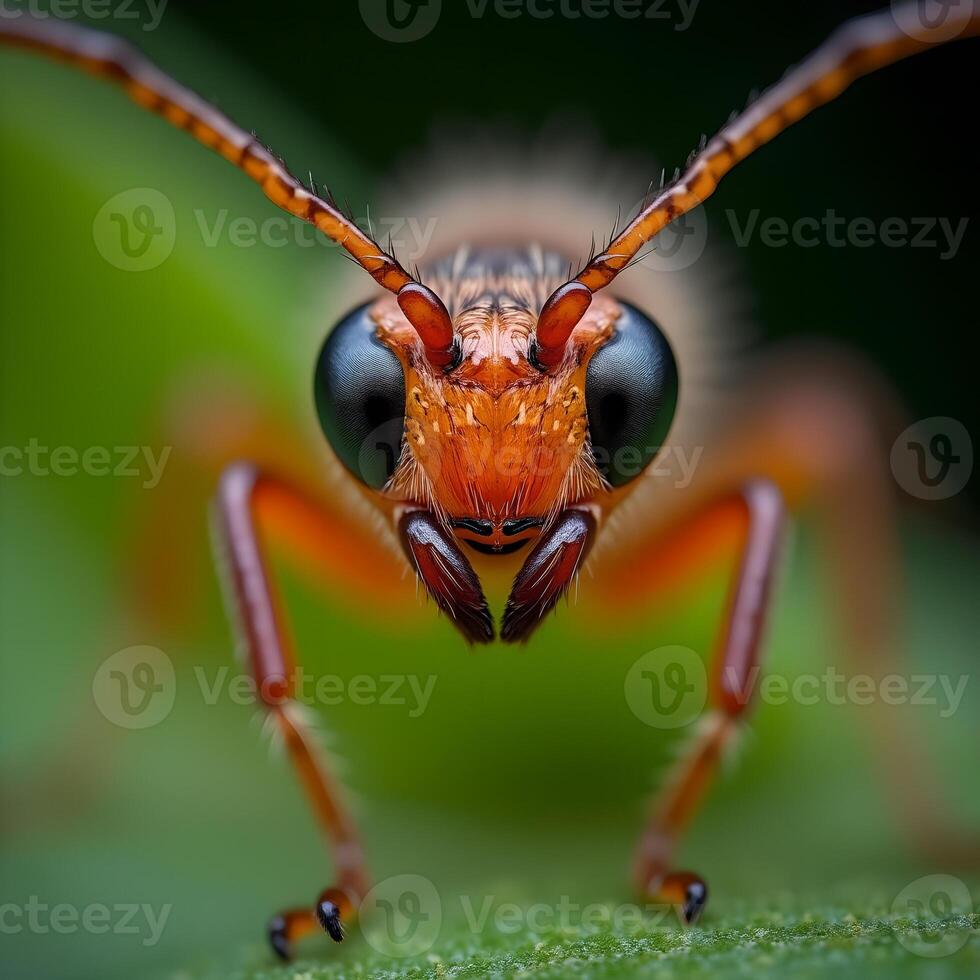 Macro shot of an insect photo