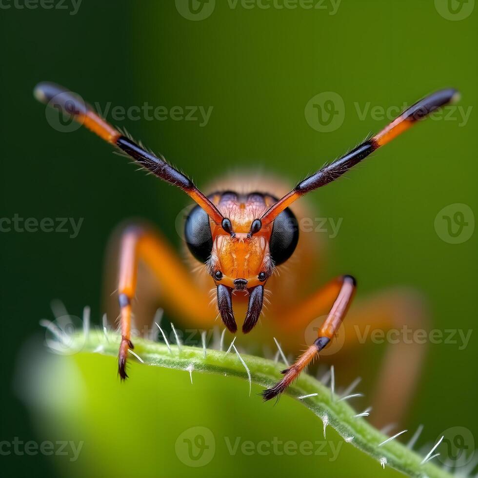 Macro shot of an insect photo