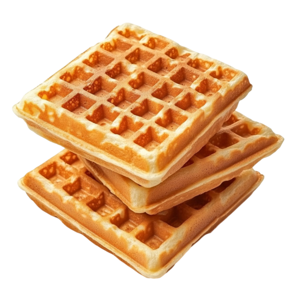 Waffles on Transparent Background png