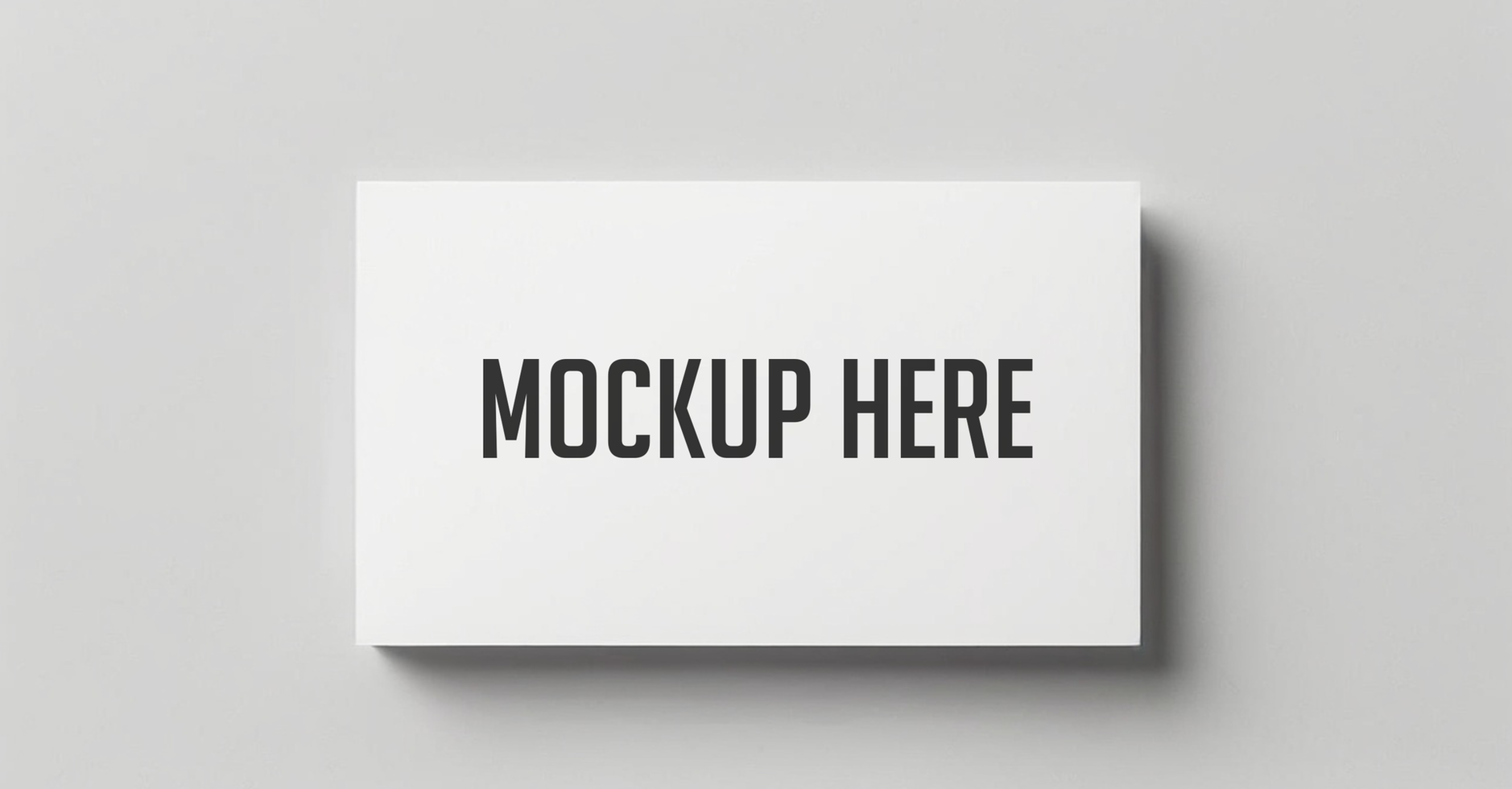 Square box mockup on white background psd