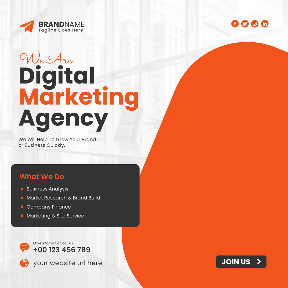 Professional Social Media Post Template for Marketing Campaigns psd