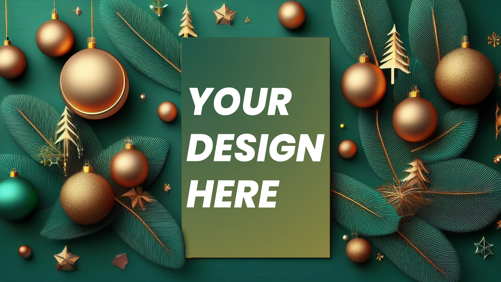 Jolly Designs Christmas Flyer Mockup psd