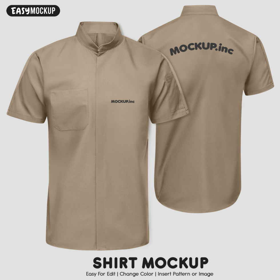 tactical changi shirt template psd