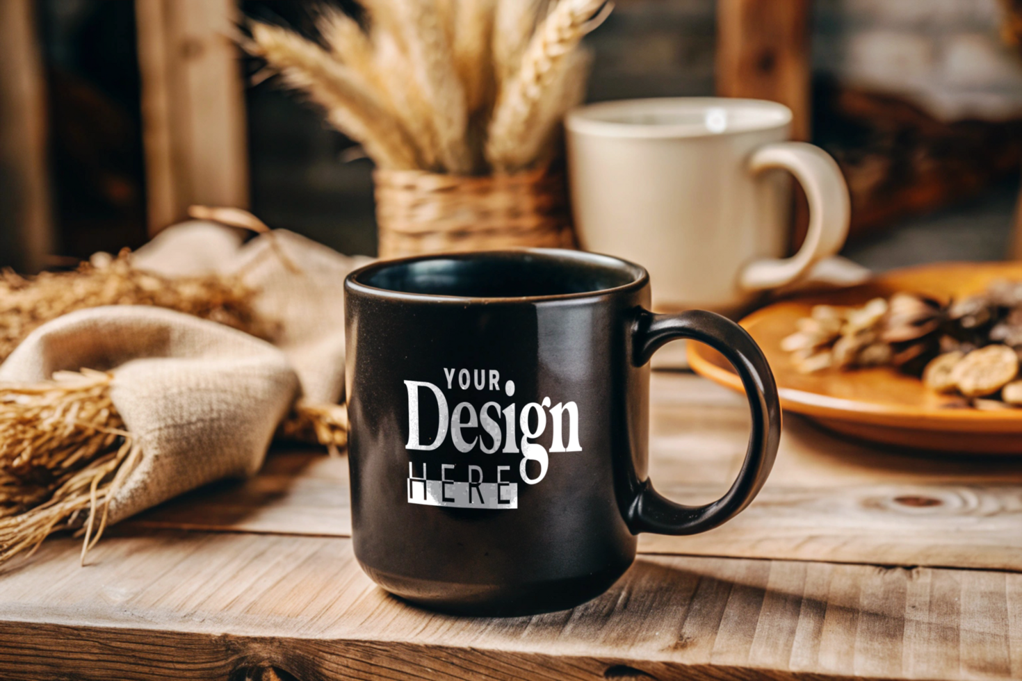 Editable Mug Mockup Template for Digital and Print Marketing psd
