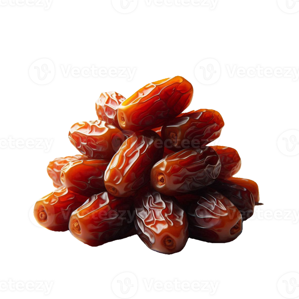 A pile of dates on a transparent background png