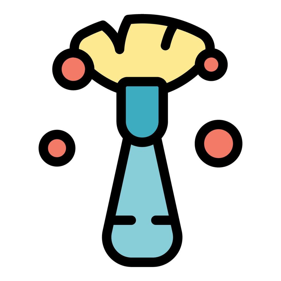Juggling clubs flying through air performing entertainment act icon vector