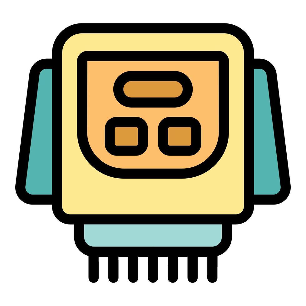 Electronic device with buttons and display is performing a task vector