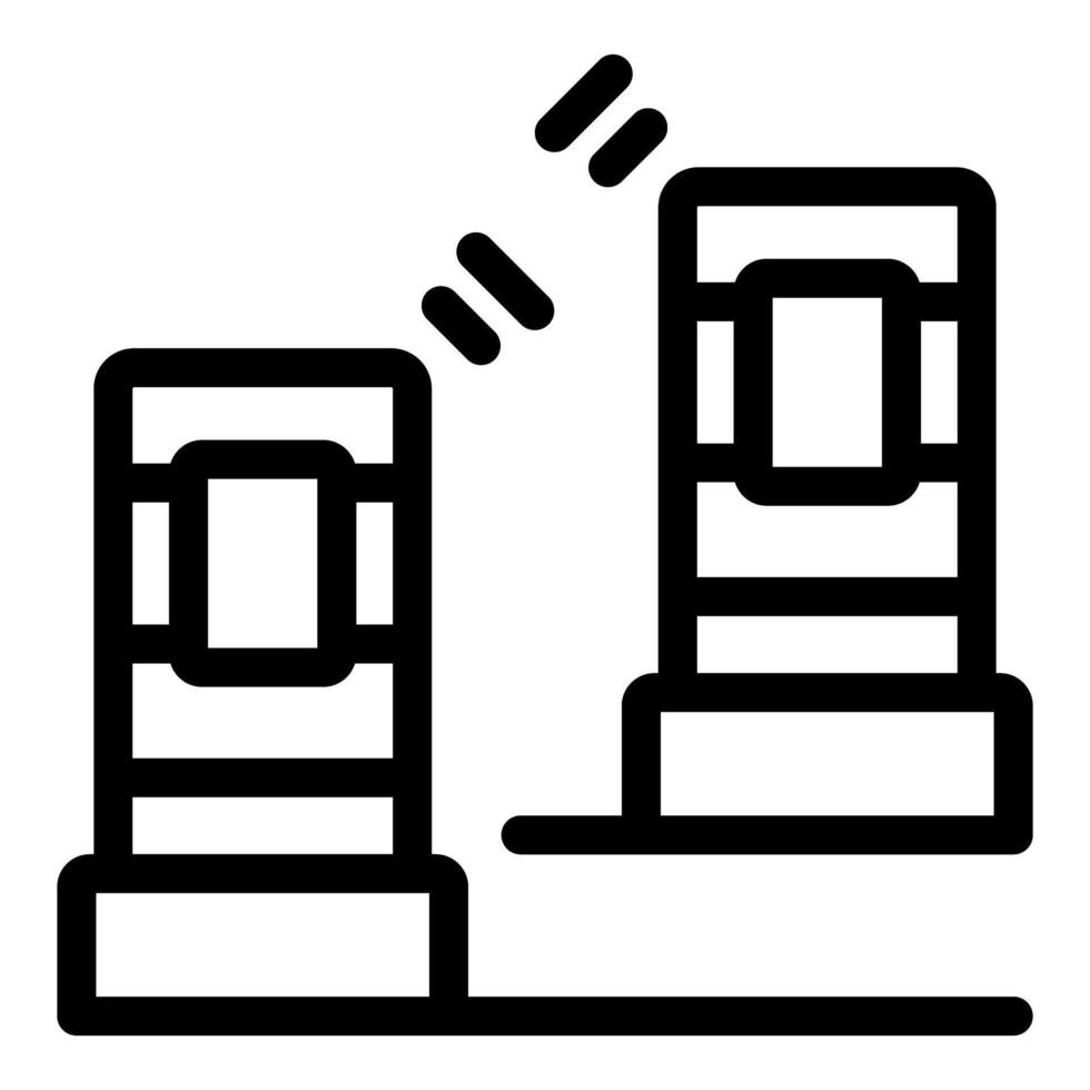 Wireless communication between two devices exchanging data vector