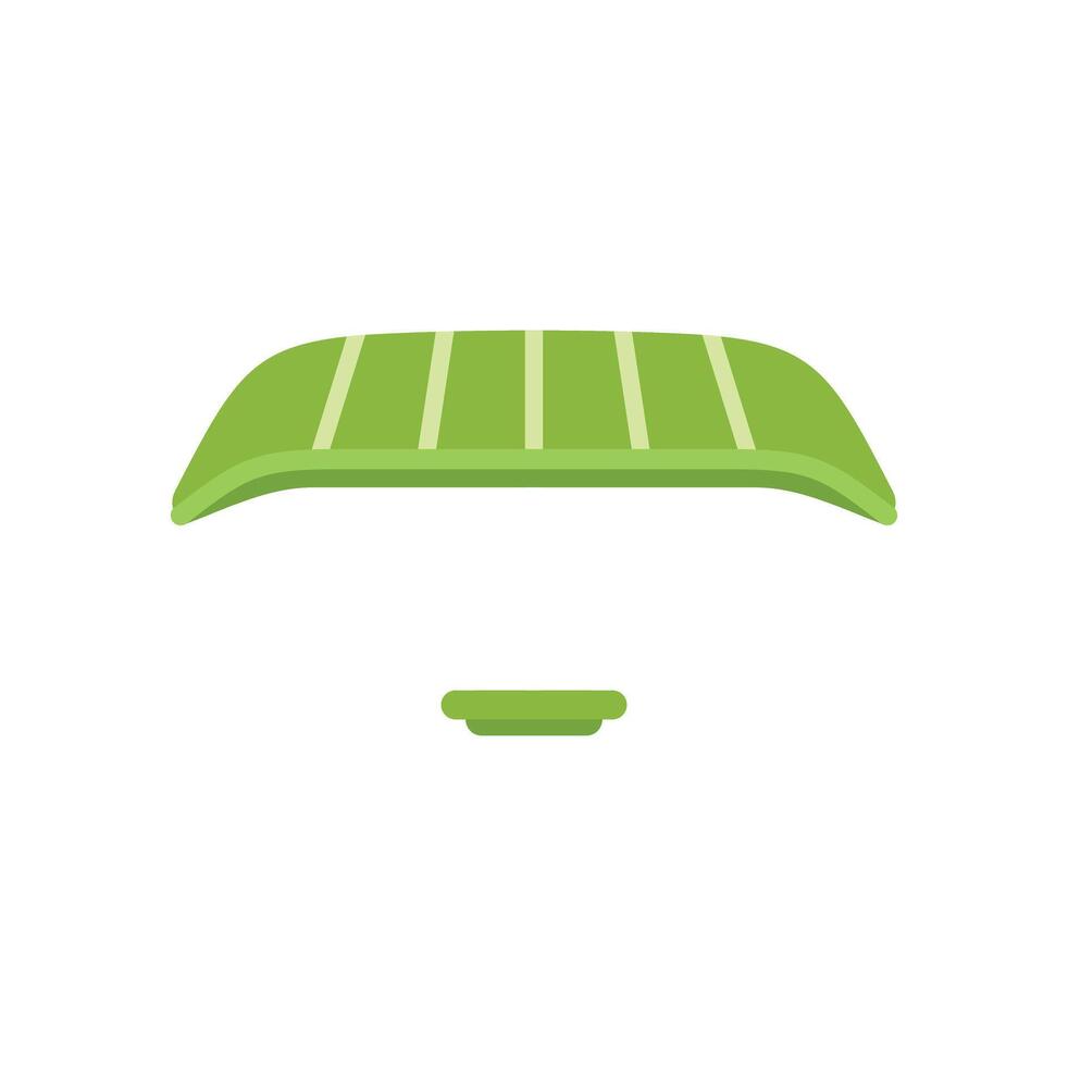 Green eco stadium with lines marking playing field vector