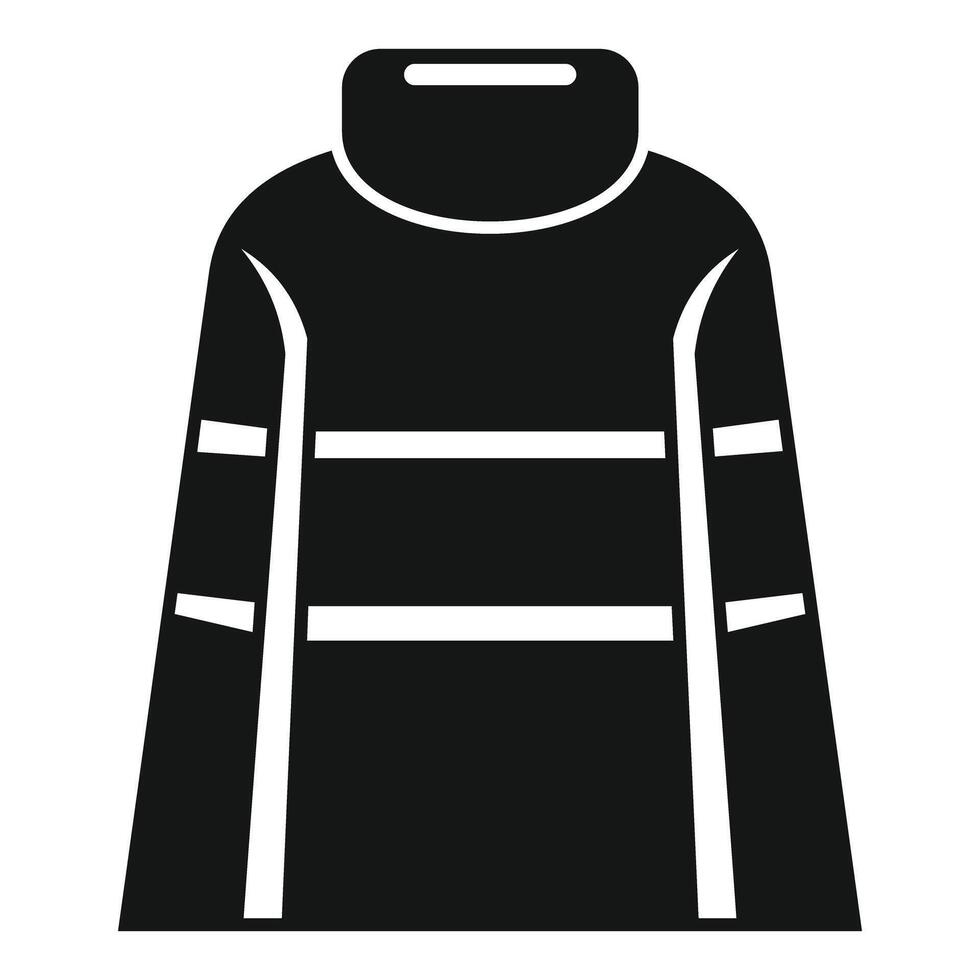 Fireman protection suit with high neck and reflective stripes ensuring safety vector