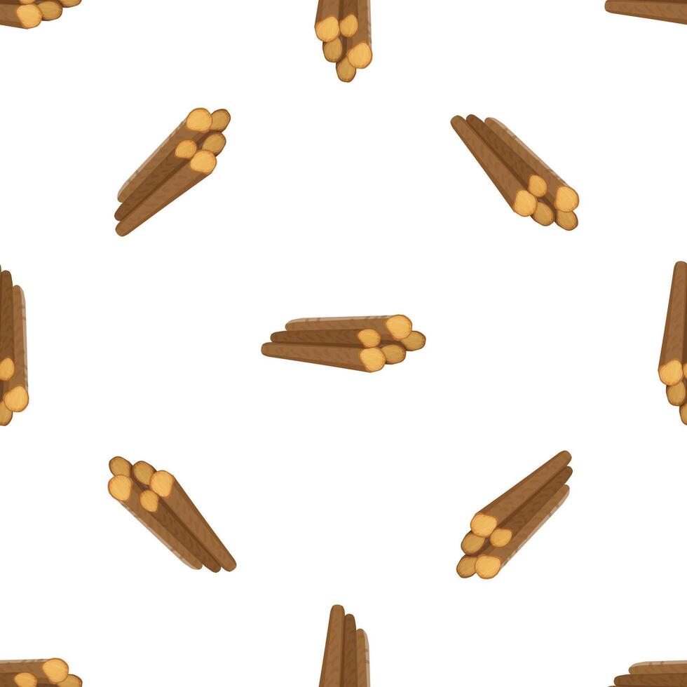 Seamless pattern with burdock roots on white background vector