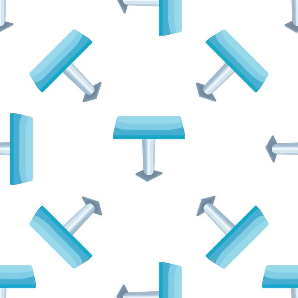 Seamless pattern of blue springboards for diving and jumping into water vector